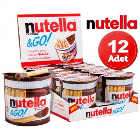 Nutella Go 52 gr 12 adet - 2