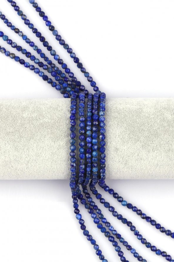 Lapis Lazuli Doğal Taş Dizi 4 mm Fasetli Kesim ürün görseli