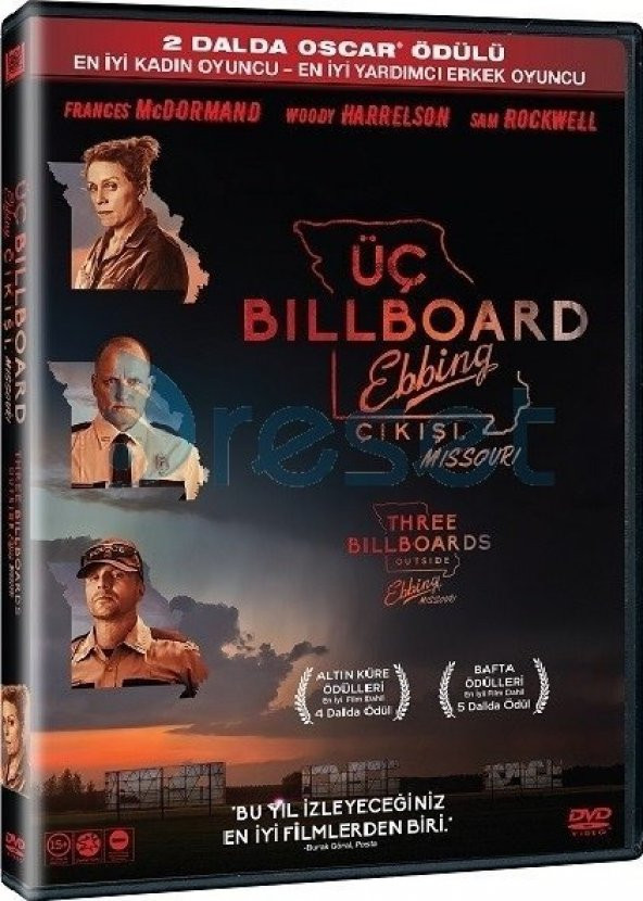 Three Billboards Outside Ebbing Missouri DVD