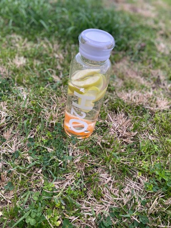 H2O Baskılı Cam Matara 500 ml. - 3