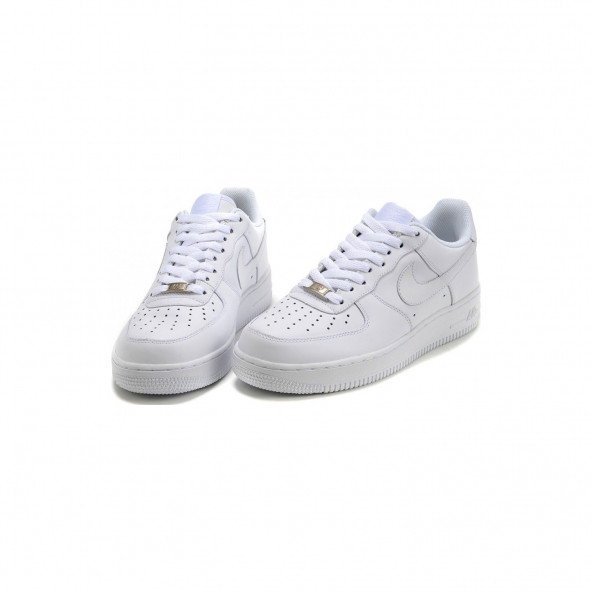 Nike Air Force Erkek Beyaz Spor Ayakkabı - 3
