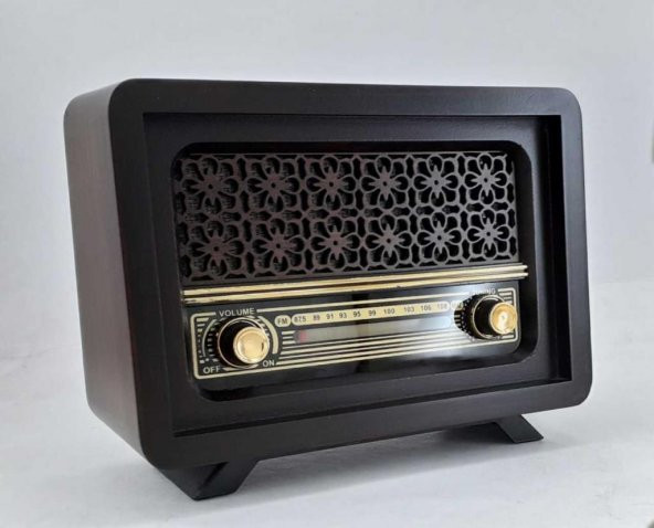 Nostaljik Radyo Beylerbeyi Kahverengi USB ve Bluetoothlu - 3