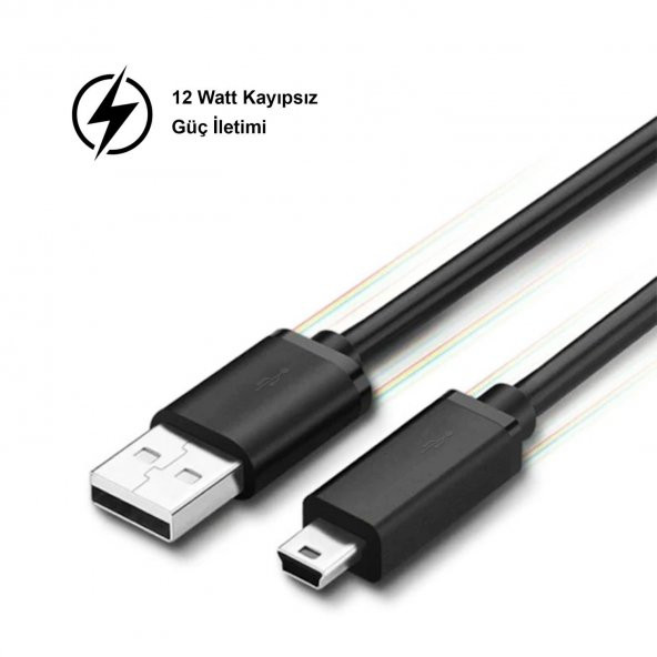 NPO USB to Mini Uyumlu Data ve Şarj Kablosu - 5