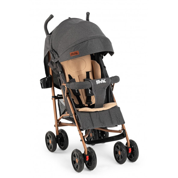Rival Rv111 Sweet Baston Bebek Arabası Gold Antrasit