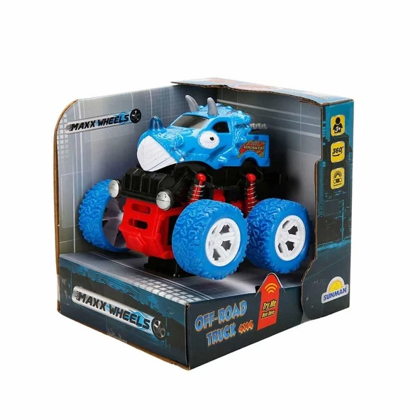 Maxx Wheels Speed Dinosaur Off Road Aracı 10 cm - 1 Adet Stokta Olan Gönderilir - 2