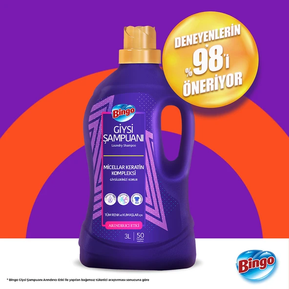 Bingo Giysi Şampuanı Karma Paket 3L 2'li - 2