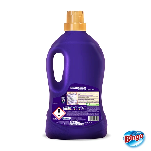 Bingo Giysi Şampuanı Arındırıcı Etki 4L 2'li - 5
