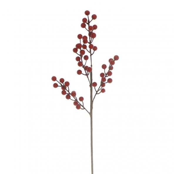 50cm Yılbaşı Çiçeği Kokina Berry Yapay Çiçek
