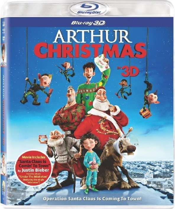 Arthur Christmas - Hediye Operasyonu 3D Blu-Ray ürün görseli