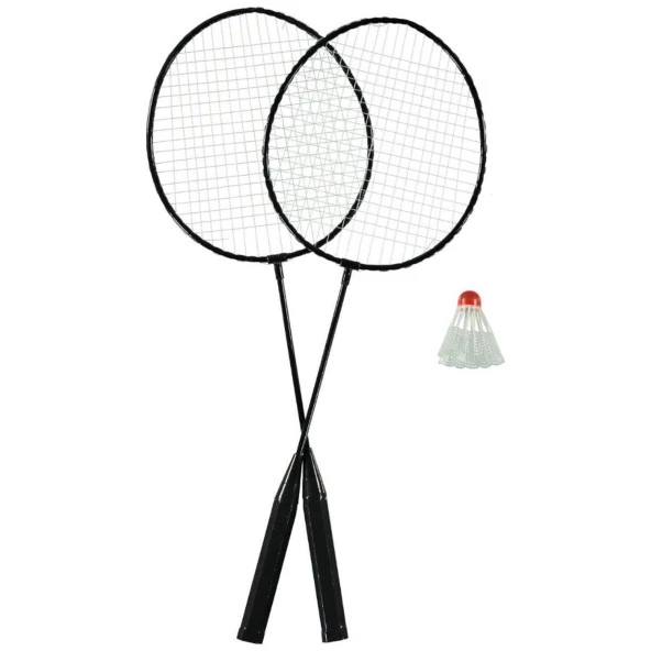 Triathlon T133 Badminton Raket Seti 2 Adet Badminton Raketi 1 Adet Top