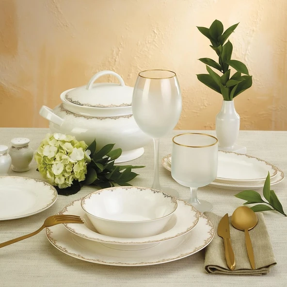 Emsan Yemek Takımı 60 Parça New Bone Asya