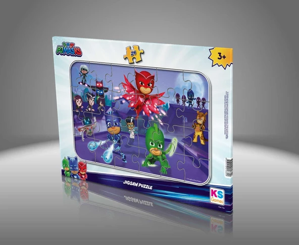 PJ MASKS Pijamaskeliler Frame Puzzle/Yapboz 24 Parça - 3