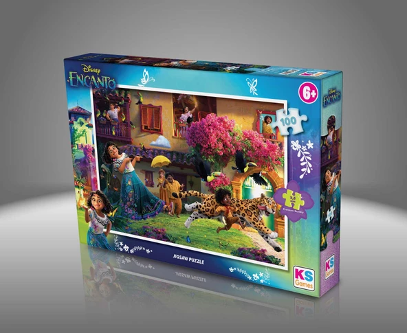Disney Encanto Mirabel 100 parça Lisanslı Frame Puzzle/Yapboz - 3