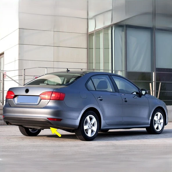 VW Jetta 2011-2014 Arka Tampon Çeki Çekme Demiri Kapağı 5C6807441A