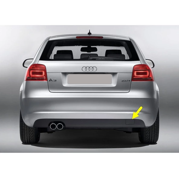 Audi A3 HB 2009-2012 Arka Tampon Çeki Demiri Kapağı 8P0807441A ürün görseli 1