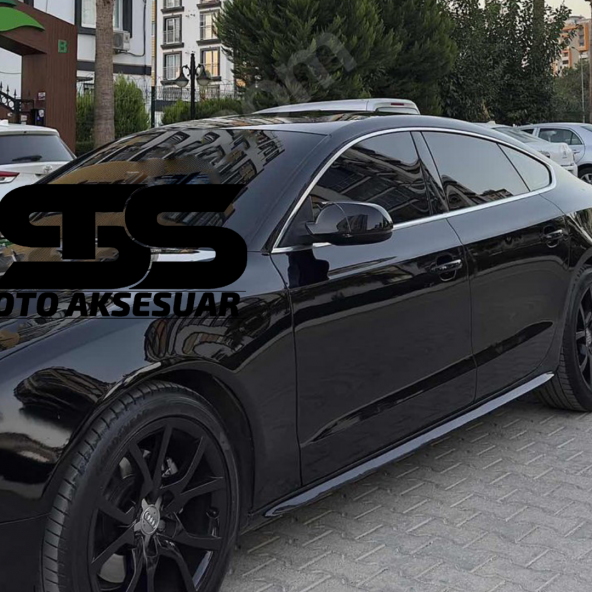 Audi A5 2007 - 2016 modeller ve arası Yarasa Ayna Kapağı Piano Black Abs Plastik Batman