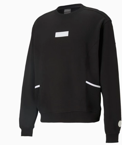 PUMA COURT SİDE CREW SİYAH UNISEX SWEATSHİRT 53032703 - 2