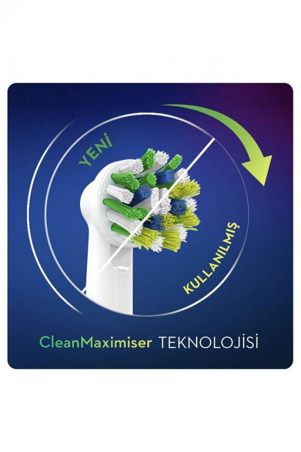 Oral-B Cross Action 3+1 Cleanmaximizer Teknolojili Yedek Fırça Başlığı - 3