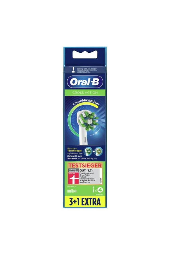 Oral-B Cross Action 3+1 Cleanmaximizer Teknolojili Yedek Fırça Başlığı - 2