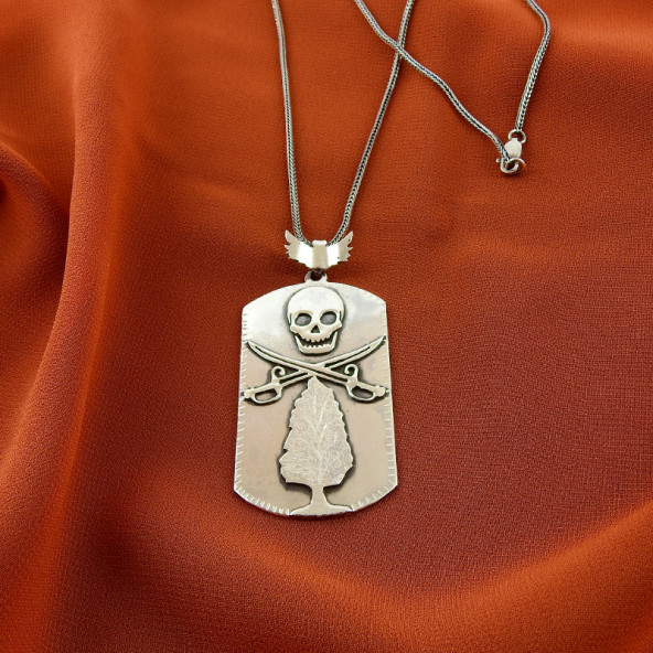 Hayat Ağacı - İskelet Motifli Kolye Ucu - 2