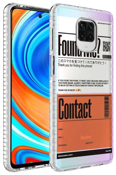 Xiaomi Redmi Note 9S Kılıf Airbag Kenarlı Renkli Desenli Elegans Silikon - 7