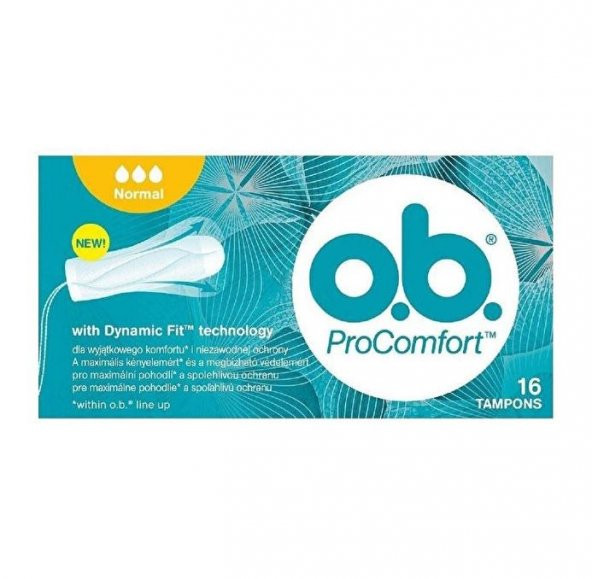 O.b. Procomfort Tampons Normal 16adet 3574661626093