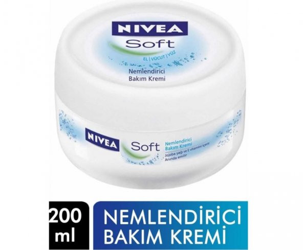 Nivea Soft Krem 200 Ml Nemlendirici Bakım Yüz Kremi 4005808890507