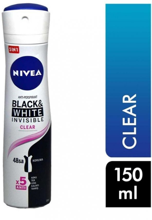 Nivea Deodorant 150 Ml Kadın Invisible Black&white 4005900156143