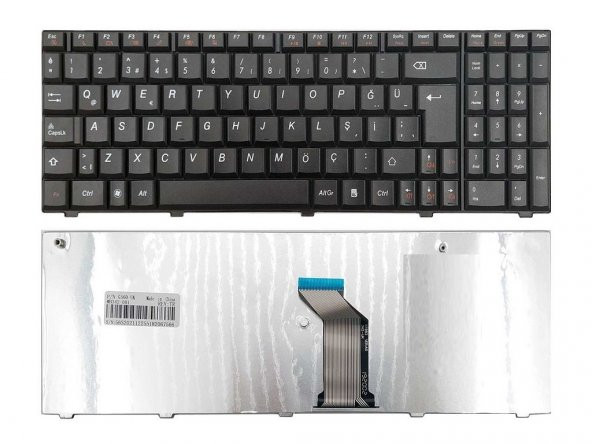 Lenovo ideaPad G560, G565 Notebook Klavyesi (Siyah TR) - Resim 2