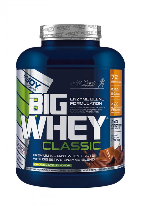 Bigjoy 2376 g 72 Porsiyon Bigwhey Whey Protein Çikolata Classic