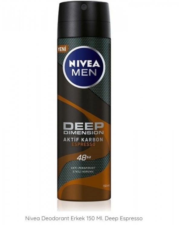 Nivea Deodorant Erkek 150 Ml. Deep Espresso 4005900632180