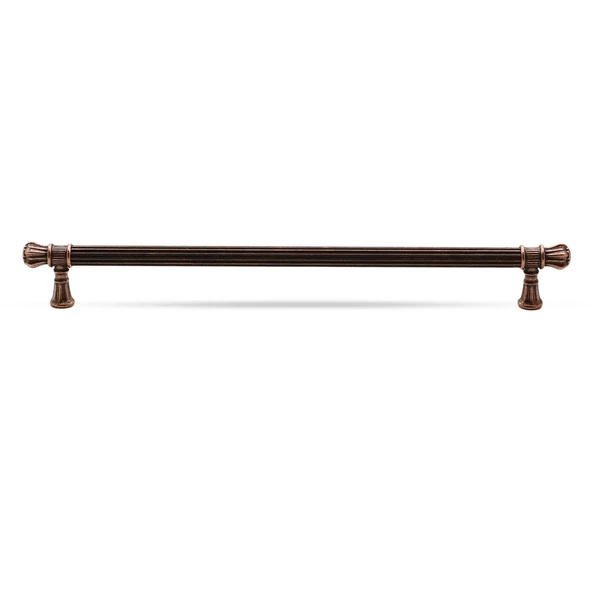 Akbatı 288 mm Eskitme Antik Bakır Metal Mobilya Mutfak Çekmece Dolap Dolabı Kulpu Kulbu Kulpları - 6