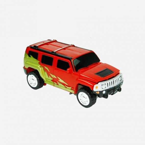 Kutulu Dönüşebilen Robot Jeep  - Sarı - 2