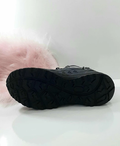 Stepway 8075 Siyah Kürklü Kaymaz Taban Erkek Bot - 5