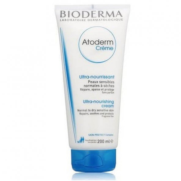 Bioderma Kuru, Hassas ve Atopik Ciltler için Nemlendirici Yüz ve Vücut Bakım Kremi (200 ml)