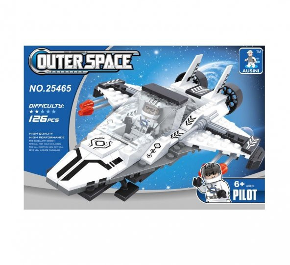 126 Parça Space Lego Seti  9626