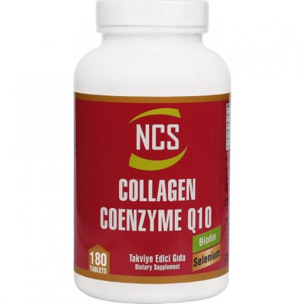 Ncs Hidrolize Collagen Coenzyme Q10 Biotin Zinc Selenium 180 Tablet