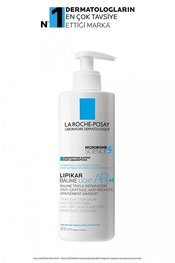 La Roche-Posay Anne Bebek Seti: Lipikar Baume Ap+m Light 400 Ml & Lipikar Syndet Ap+100 Ml - 2