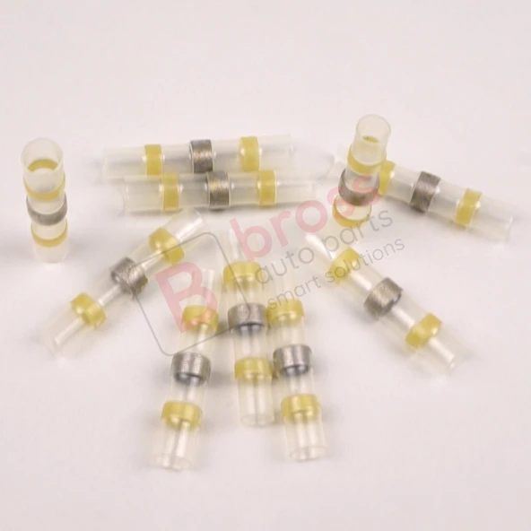 4,0 6,0 mm² Kablo İçin 10 Adet Isıtmalı Birleştirme Parçası - Resim 4