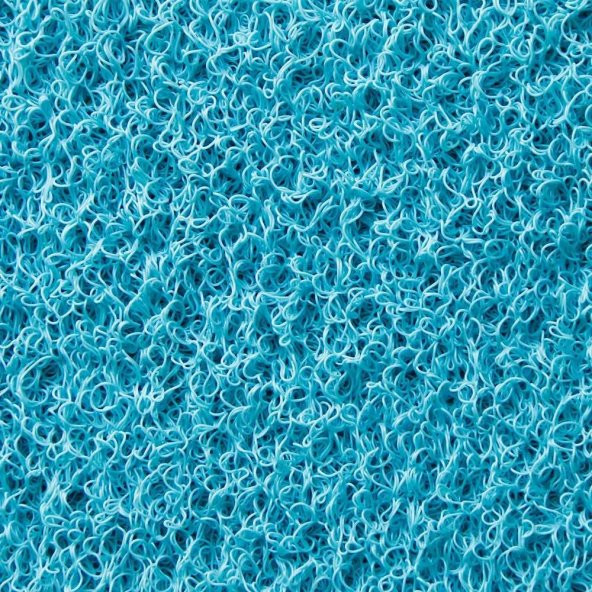 Kıvırcık Kapı Önü Dış Mekan Paspas / Kalınlık : 14 mm. / En : 1.20 M. - Boy : 3 Metre / Turkuaz - 1