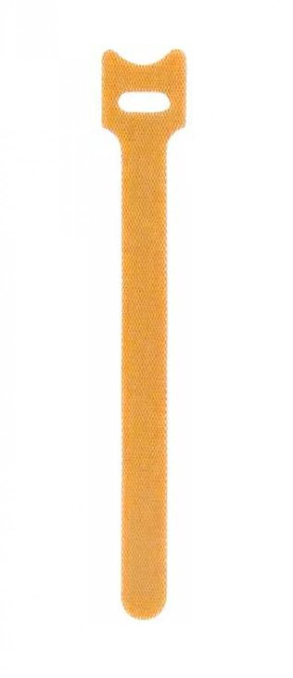 Renkli Kablo Toplayıcı Cırt Bant - Sarı