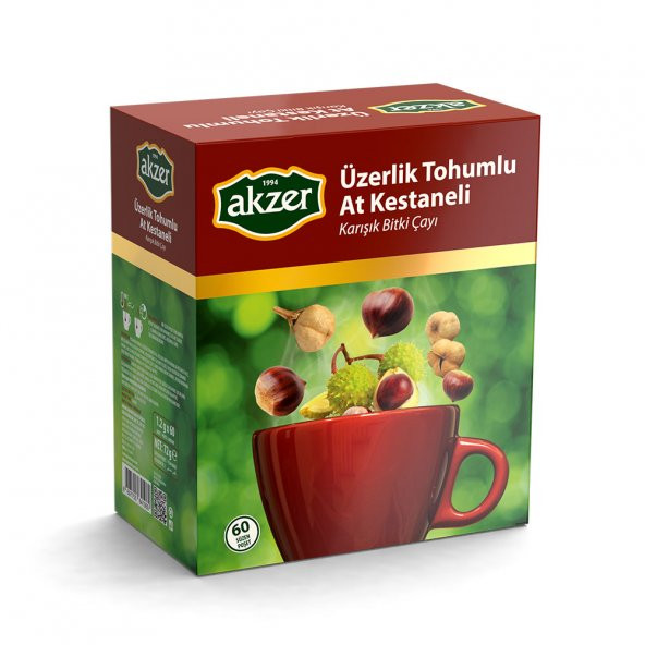 Akzer Üzerlik Tohumlu At Kestaneli Çay 60’lı