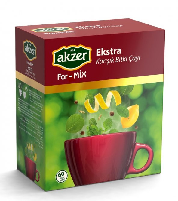 Akzer For-mix Ekstra Çay 60’lı