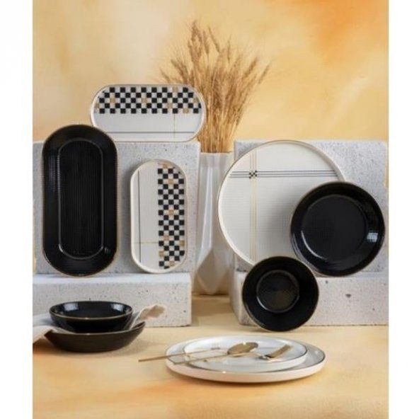 Acar Luca 27 Parça 6 Kişilik Yemek Takımı SR-22-0267