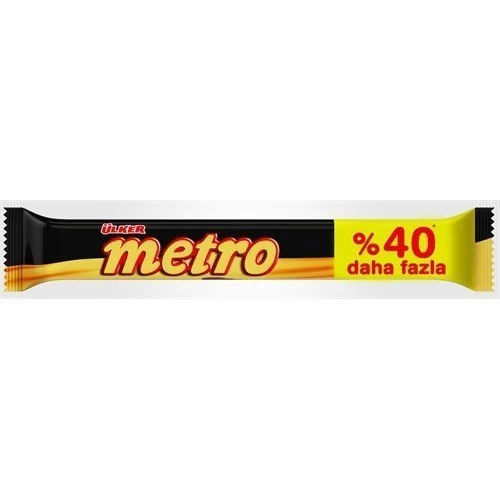 Ülker Metro Büyük Boy Karamelli Çikolata 50.4 gr 18 adet - 2