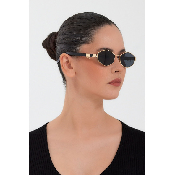 Modalucci Yeni Sezon Siyah Unisex Güneş Gözlüğü NORA - 3
