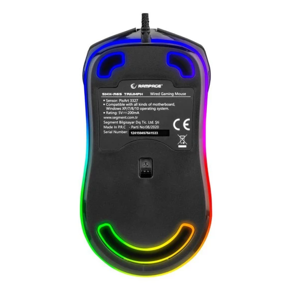 Rampage Smx-R65 Trıumph Rgb Işıklı 12400 Dpı Gaming Oyuncu Mouse - 5