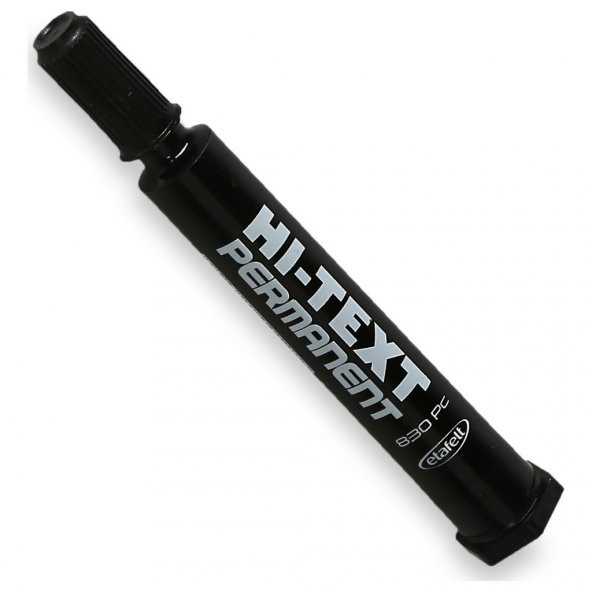 HI-TEXT PERMANENT MARKER SIYAH 12LI KES (830PC) - Resim 2