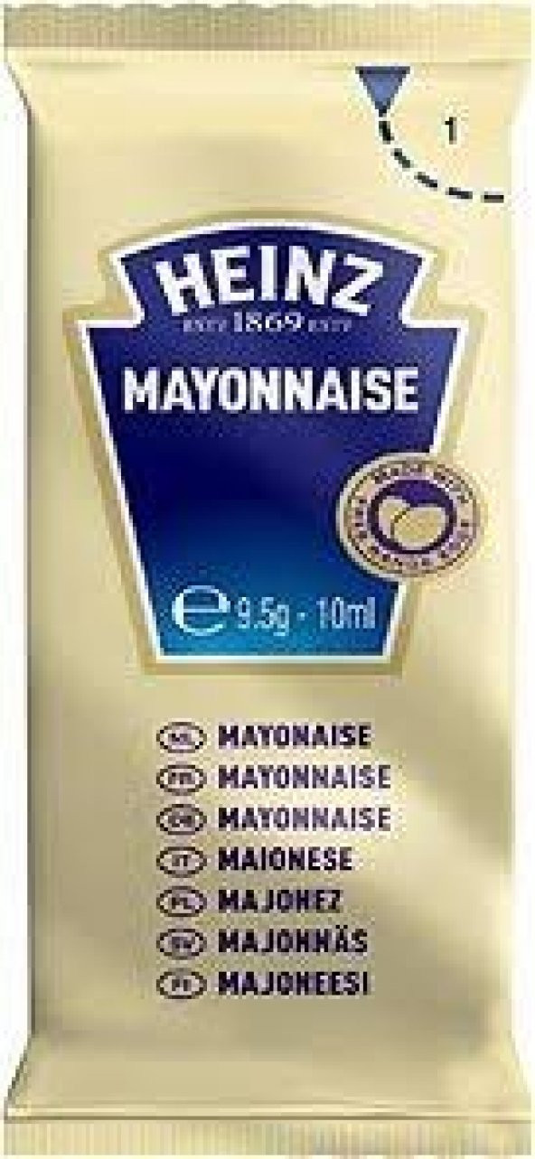 Heinz Mayonez Sachet 10 Gr 250 Adet