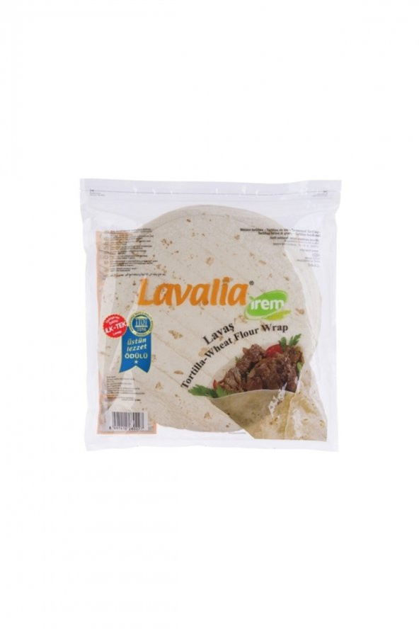 Lavalia Tortilla Lavaşı 30 Cm 12li 1080 Gr 12 Paket